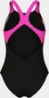 Купальник для девочек Arena LIT LOGO SWIMSUIT V BACK L черный, розовый 164 см (010690-590) - изображение 9