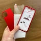 Чохол Full Cover 360° для Apple iPhone 12/12 Pro зі склом, червоний - зображення 2