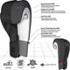 Боксерські рукавиці RDX BOXING GLOVES F15 чорний 16 унцій (BGR-F15MB) - зображення 2