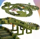 Автотрек Dinosaur Track Toys 360 см с динозаврами и гибкой трассой 240 деталей - изображение 2