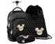 Школьный рюкзак на колёсах Paso Minnie Mouse 3 в 1 с выдвижной ручкой, 46×32×18 см, усиленное дно - изображение 8