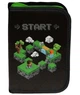 Школьный рюкзак на колёсах Paso Minecraft Gamer 5 в 1, с телескопической ручкой, пеналом, ланч-боксом и бутылкой и сумкой для обуви - изображение 6