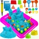 Великий набір кінетичного піску Kinetic Sand 2 кг з надувною пісочницею та формочками - зображення 10