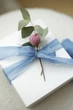 Текстурна стрічка з натурального шовку VTILENE, Sky blue, 1.5 см, 3 м - зображення 1
