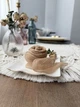 Жатий шовк стрічка для декору VTILENE бежева Camel, 1.5 см, 3 м - зображення 2