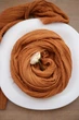 Салфетка с окрашенной марли для интерьера VTILENE, Copper, 45х45 см - изображение 6