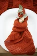 Марлевая салфетка для декора стола VTILENE, Terracotta, 45х45 см - изображение 3