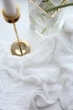 Дорожка на стол из марли для свадьбы VTILENE, White, 60 см, 1 м - изображение 3