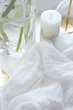Дорожка на стол из марли для свадьбы VTILENE, White, 60 см, 1 м - изображение 4