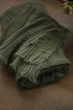 Плотный марлевый раннер для сервировки стола и фотосессий VTILENE, Dark sage green, 60 см, 1 м - изображение 3