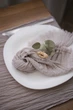 Салфетка с плотной марли для декора стола VTILENE, Cold linen, 35х35 см - изображение 2