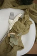 Марлевая салфетка для сервирования фотосессии VTILENE , Light olive, 45х45 см - изображение 3