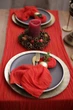 Салфетка марлевая для праздничной сервировки VTILENE, Christmas red, 45х45 см - изображение 4