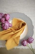 Текстильная салфетка из хлопка сервировочная VTILENE, Mustard, 35х35 см - изображение 1