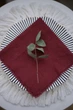 Салфетка сервировочная из 100% хлопка VTILENE, Wine, 35х35 см - изображение 4