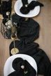 Раннер дорожка на стол из марли VTILENE, Black, 60 см, 1 м - изображение 4