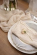 Марлевая салфетка для сервировки стола VTILENE, Ivory, 45х45 см - изображение 5