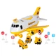 Літак - транспортер KIK будівельна техніка 3 машинкі (5903039704121) - зображення 7