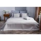 Двустороннее декоративное покрывало “Velour” Ice, Серый, 150x220 см, Полуторный - изображение 1