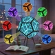 Ночник Infinity LED 7 цветов в форме додекаэдр светильник - изображение 3
