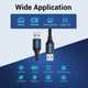 Кабель USB-USB 3.0 Vention F/F PVC Round 5Gbps 2m Black (CONBH) - изображение 3