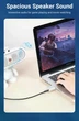 Наружная звуковая карта Vention USB 2.0 - 2x 3.5 мм 2.1 канал Алюминий Серебристый (VAB-S13) - изображение 5
