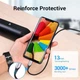 Кабель Vention Cotton Braided USB 2.0 A Male to C Male 3A Cable Aluminum Alloy 2M Gray (CODHH) - зображення 5