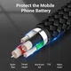 Кабель Vention Cotton Braided USB 2.0 A Male to C Male 3A Cable Aluminum Alloy 2M Gray (CODHH) - зображення 7