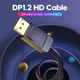 Кабель Vention DisplayPort v1.2 1m Black, 4K 60Hz, 2K 144Hz (HACBF) - изображение 2