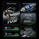 Кабель Vention USB 2.0 C Male to C Male 5A 100W PD 3.1 E-Marker Cable 1.2m Black Zinc Alloy Shell (CTXBAV) - изображение 3