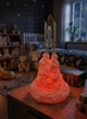 Настольный 3D ночник-светильник Space Shuttle | Беспроводная космическая LED лампа на аккумуляторе с эффектом огня USB, 28х15 см - изображение 8