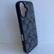 Чехол Coach Leather Magsafe для Apple iPhone 16 , Gray - изображение 3