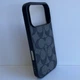 Чохол Coach Leather Magsafe для Apple iPhone 17 Pro , Gray - зображення 2