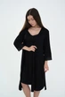 Халат для беременных и кормящих Мамин дом 50(2XL) Чёрный (138264) - изображение 4