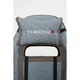 Геймерське крісло ThroneX Linen Sky Gray з масажною подушкою та підніжкою, до 130 кг - изображение 4