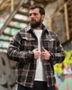 Утеплена чоловіча сорочка-куртка Talius в клітинку з утеплювачем Slimtex тепла фланелева S - зображення 5