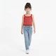 Вязаный красный топ в полоску для девочки 140 (9-10Y) Primark красный/белый - изображение 1