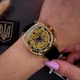 Годинник наручний Awarder 021 Де би не була Gold-Gold-Black - изображение 10