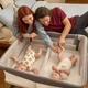 Дитяче ліжечко для двійні Chicco Next2Me Twins, колір темно-сірий (87077.68) - зображення 2