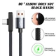 Кабель заряджання кутовий Type C / USB 1 метр графітовий G1033A1 - зображення 5