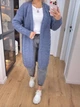 Кардиган женский вязаный джинсовый 42-52 с1524.5077.01 - изображение 7