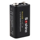 Акумулятор крона Soshine 6F22 9V 500 mAh Type-C (18885-hbr) - изображение 1