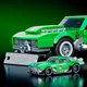 Колекційна машинка-конструктор Camaro серії Speed Mattel Brick Shop, JFT16 - зображення 2