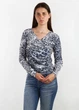 Блуза жіноча Flower S Сірий (OK-RL1101-Gray) - изображение 1