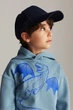 Худі H&M хлопчику бірюзовий 122-128 на 6-8 років, з драконом - изображение 6