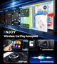 Бездротовий CarPlay адаптер для iPhone, перетворює Wired CarPlay на Wireless, Mini USB, Plug & Play, швидке та стабільне з’єднання - зображення 8