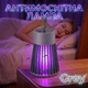 Антимоскітна лампа знищувач комарів, електрична пастка від комах, UV LED Mosquito Killer USB 5W Grey - изображение 1