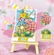 Конструктор No Brand Floral Easel Pink Art Bouquet 1208 деталей Різнокольоровий (2104619313) - изображение 3