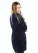 Жіноче пальто VOLANGE 42 Синій (DS-1458-Navy-blue) - зображення 3