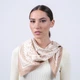 Хустка жіноча LuckyLOOK ДОРОТЕА 90х90 см Бежево-молочний (380-257) - изображение 4